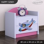 Nočna omarica Happy babies Letalo 45 SZN1